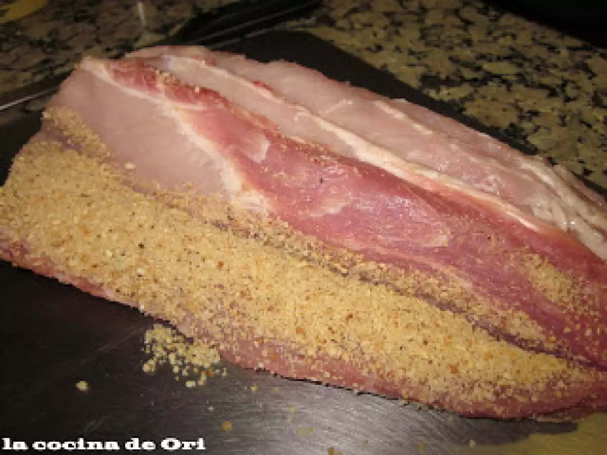 Lomo de cerdo relleno de almendras - foto 2