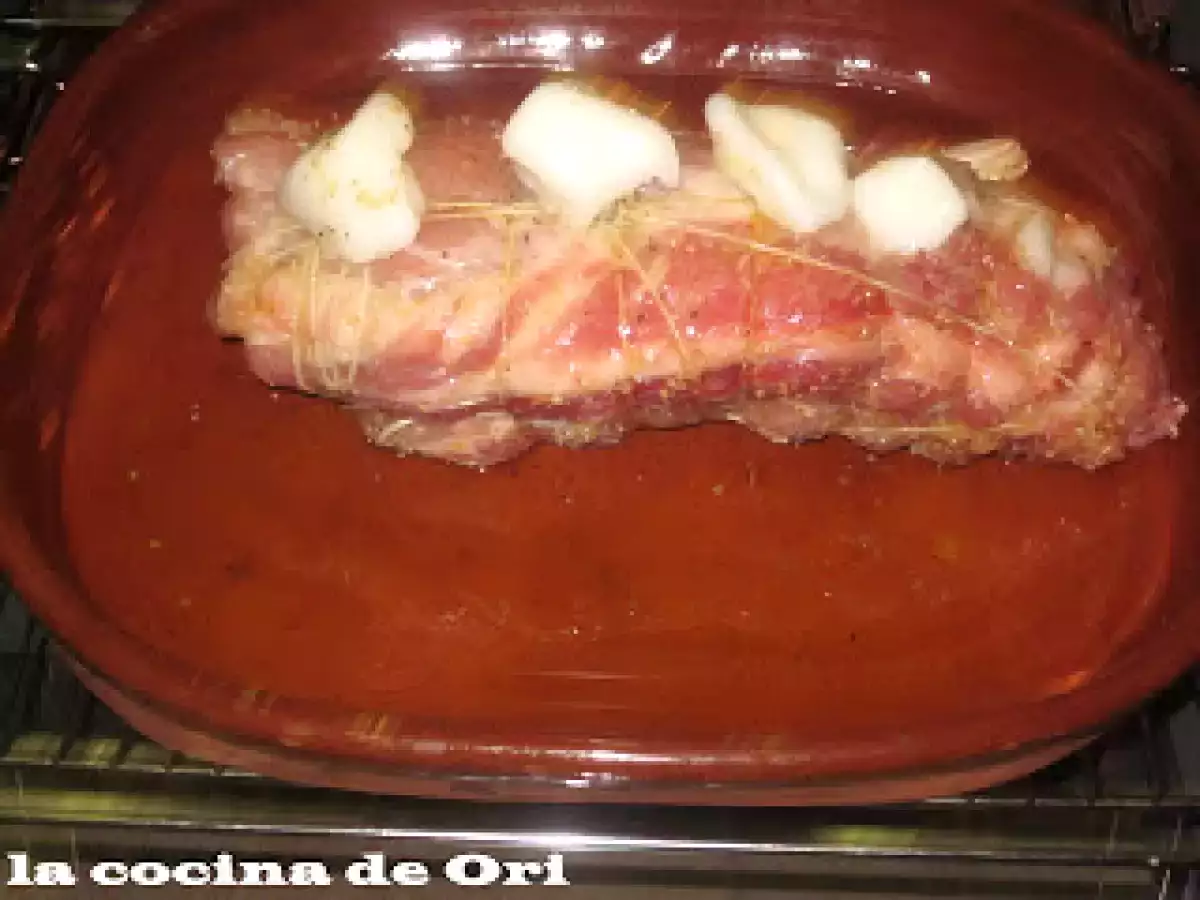 Lomo de cerdo relleno de almendras - foto 4