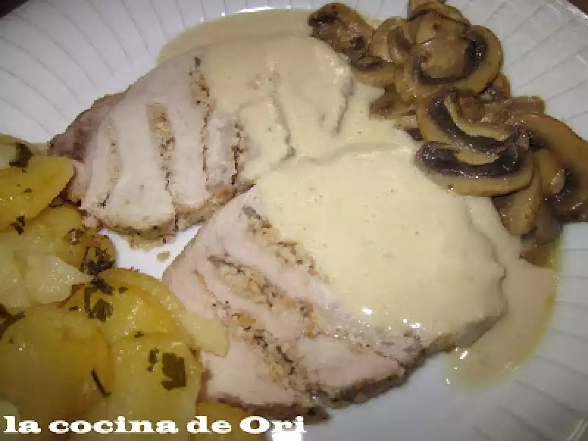 Lomo de cerdo relleno de almendras - foto 5