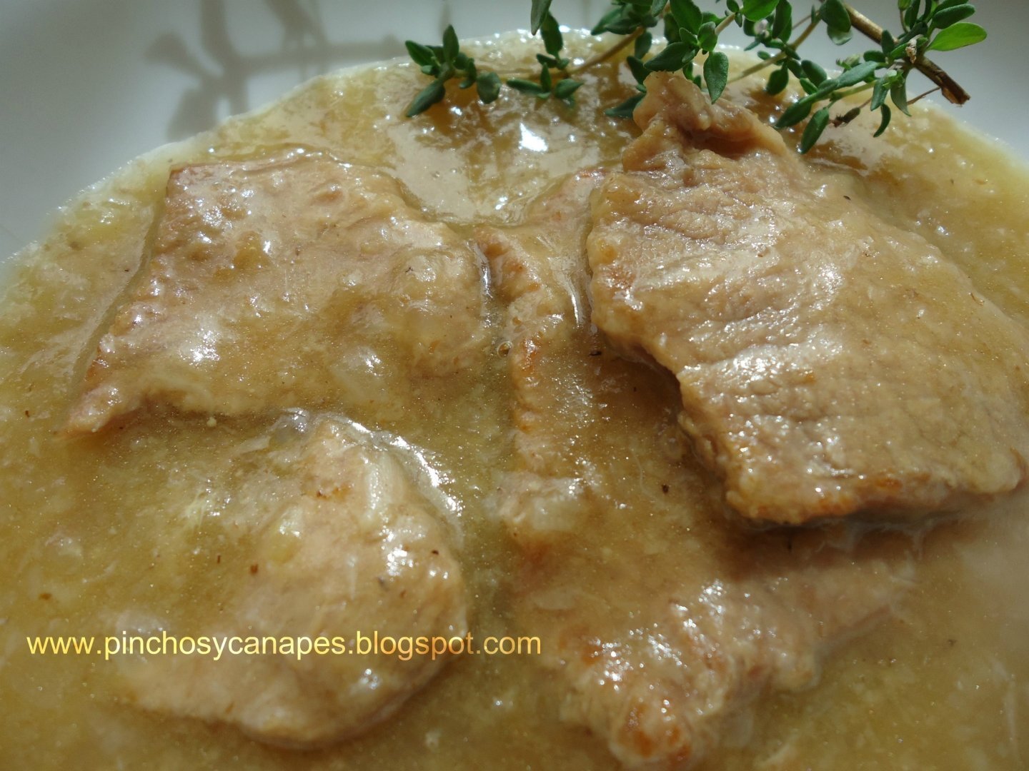 Lomo de jabalí al brandy de jerez Receta Petitchef