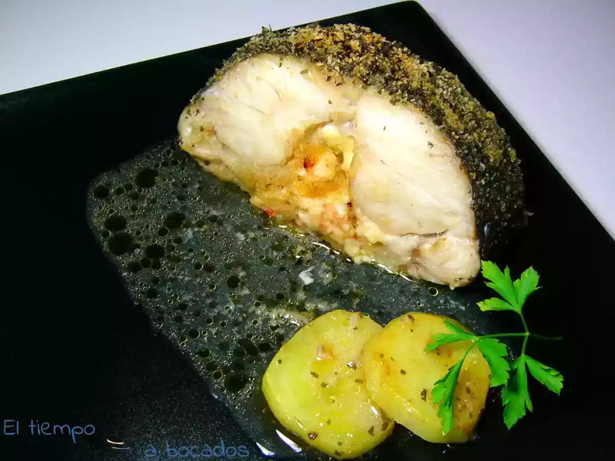 Lomo de merluza relleno