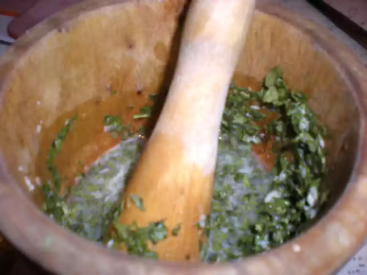 Lomo de pavo al brandy con patatas a la vinagreta - foto 3