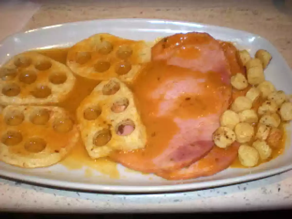 Lomo de sajonia en salsa