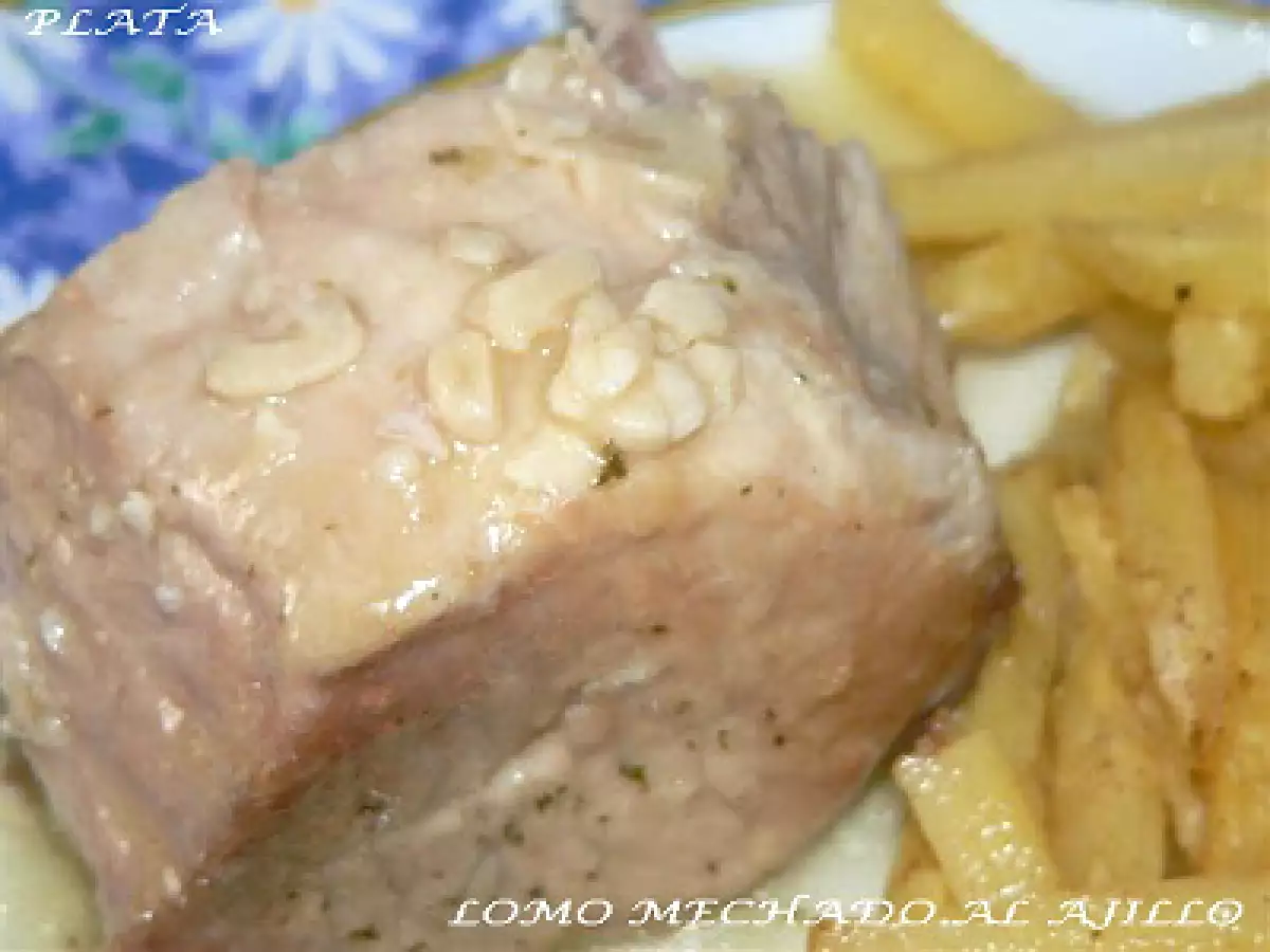 LOMO MECHADO AL AJILLO