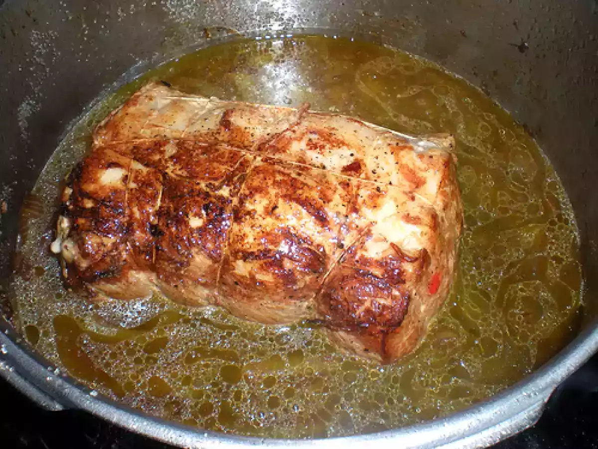 Lomo mechado con frutas escarchadas y huevo hilado Santa Teresa. Paso a paso. - foto 2