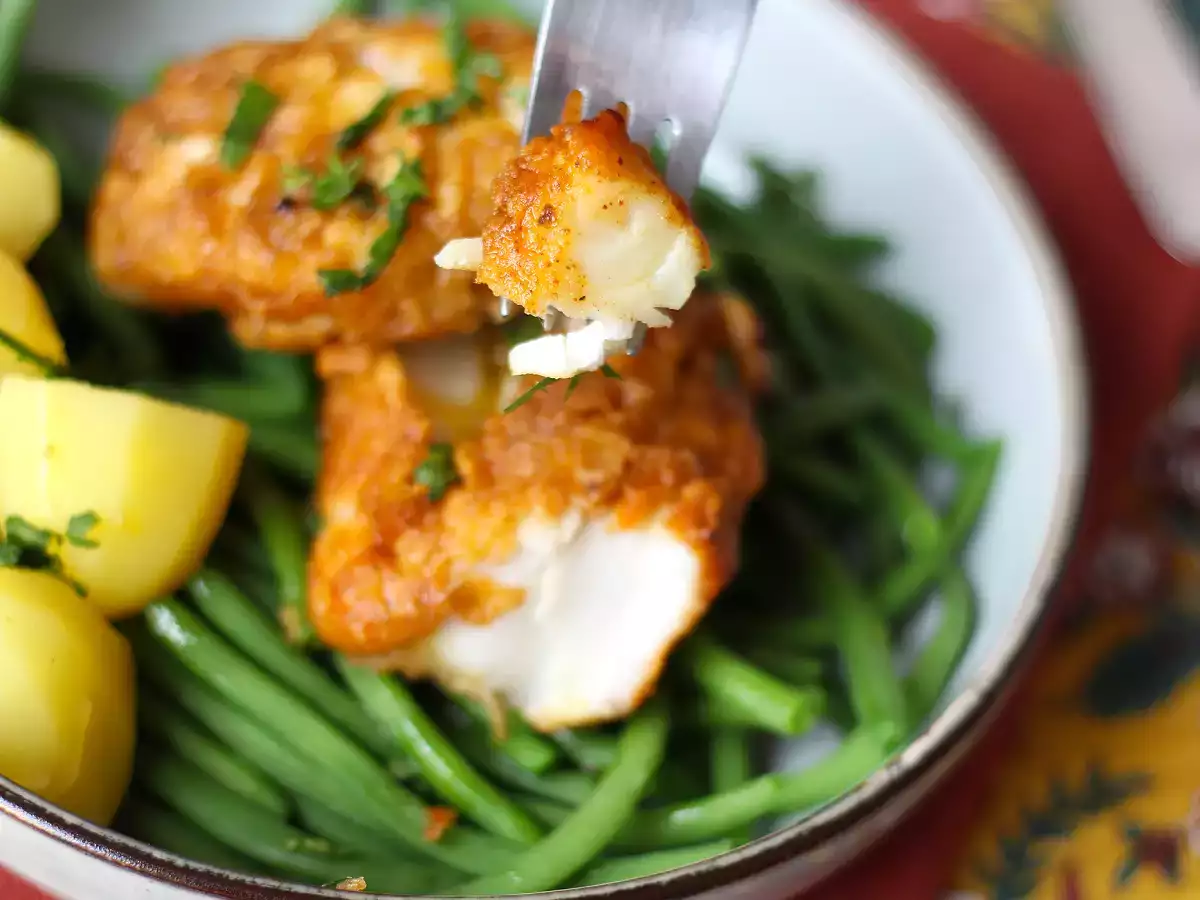 Lomos de bacalao al limón, ajo y especias - foto 4