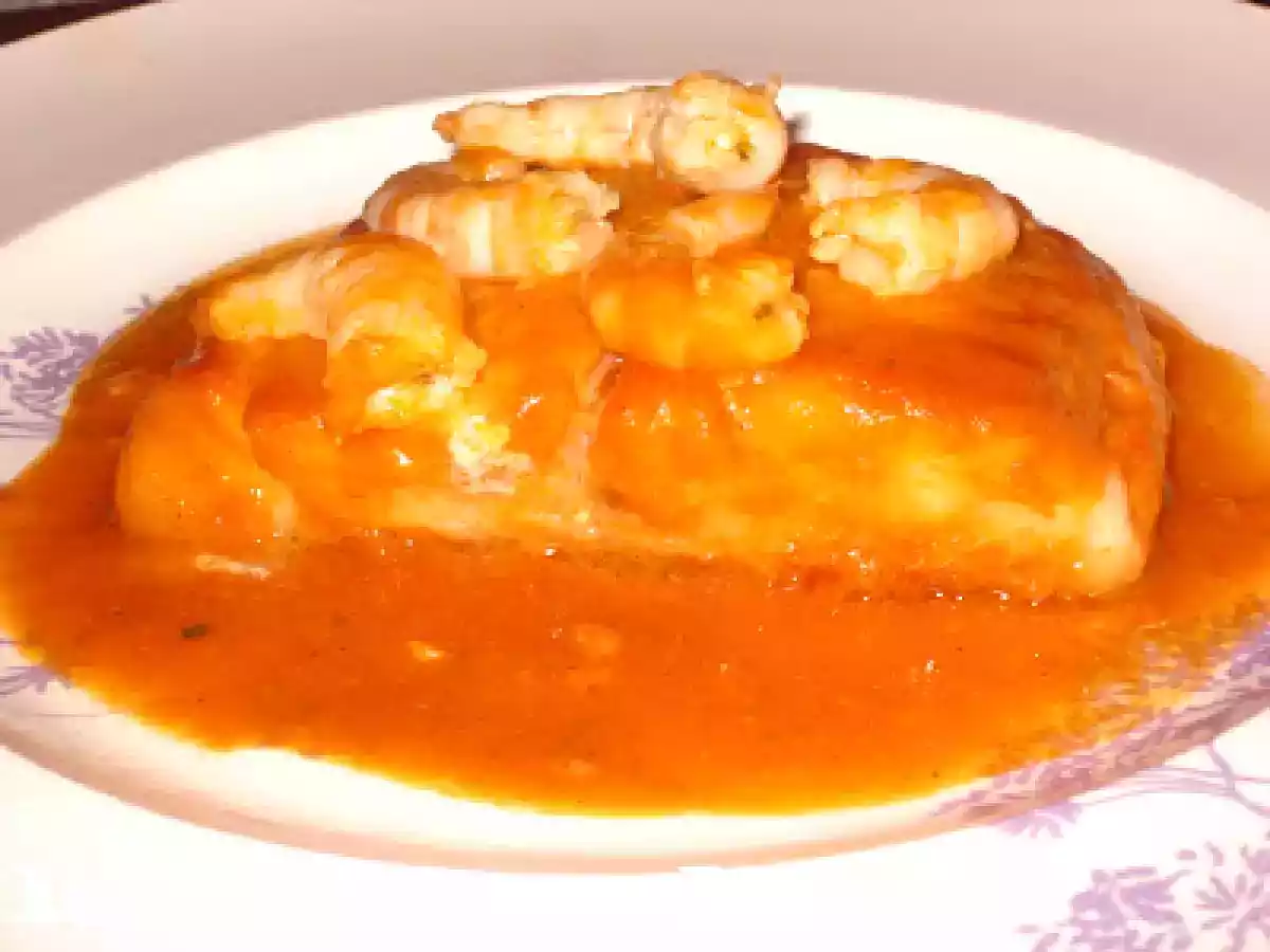 Lomos de merluza a la americana