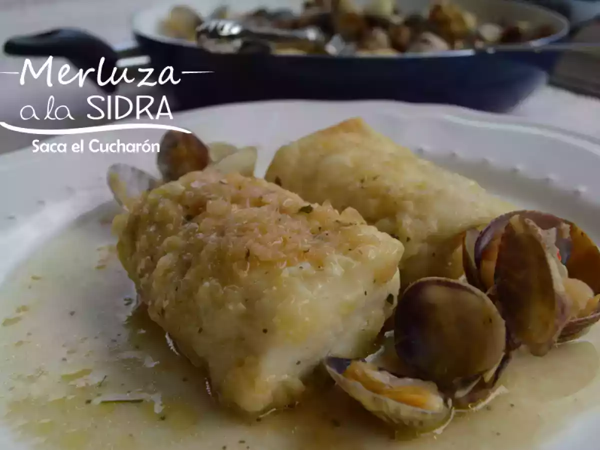 Lomos de merluza a la sidra