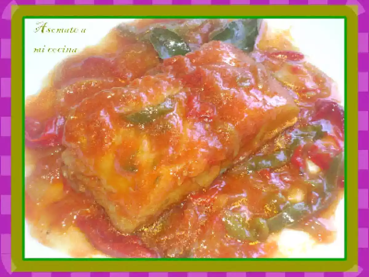 Lomos de merluza al horno en salsa - foto 3