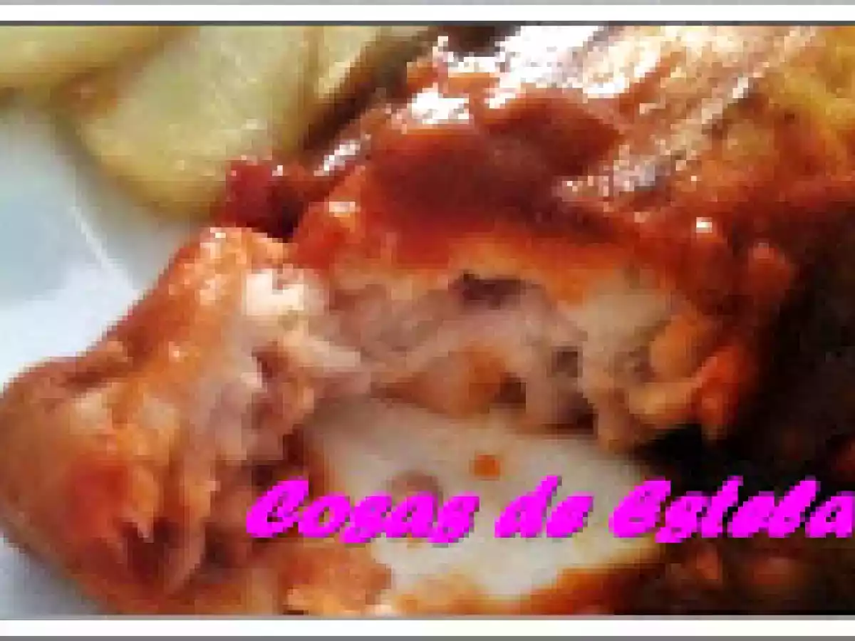 Lomos de merluza con salsa de pimientos choriceros (olla gm) - foto 3