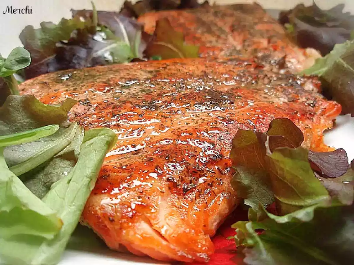 Lomos de salmón con hierbas provenzales