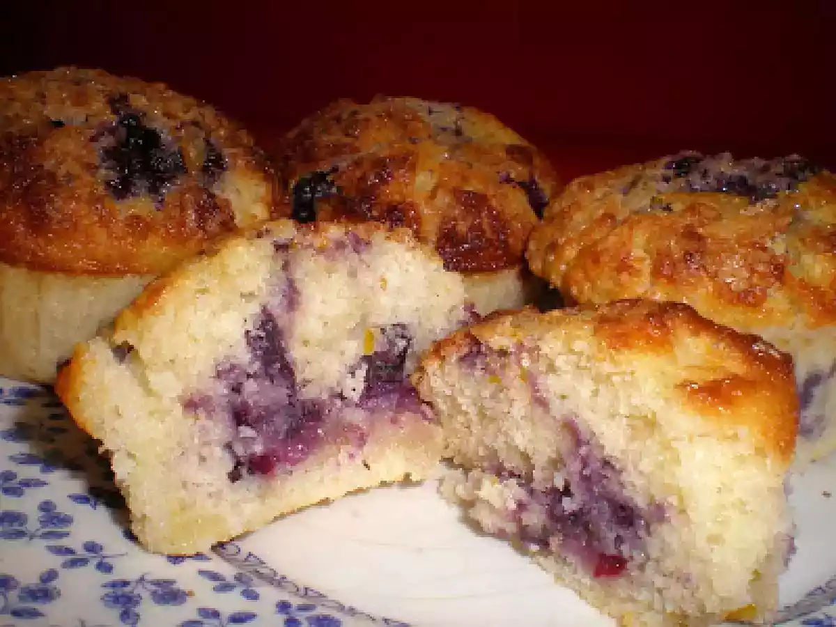 Los mejores muffins de arándanos