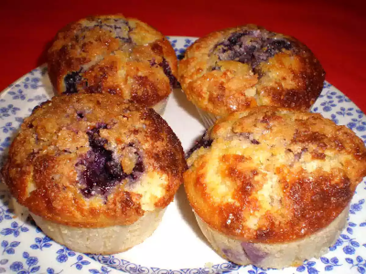 Los mejores muffins de arándanos - foto 4