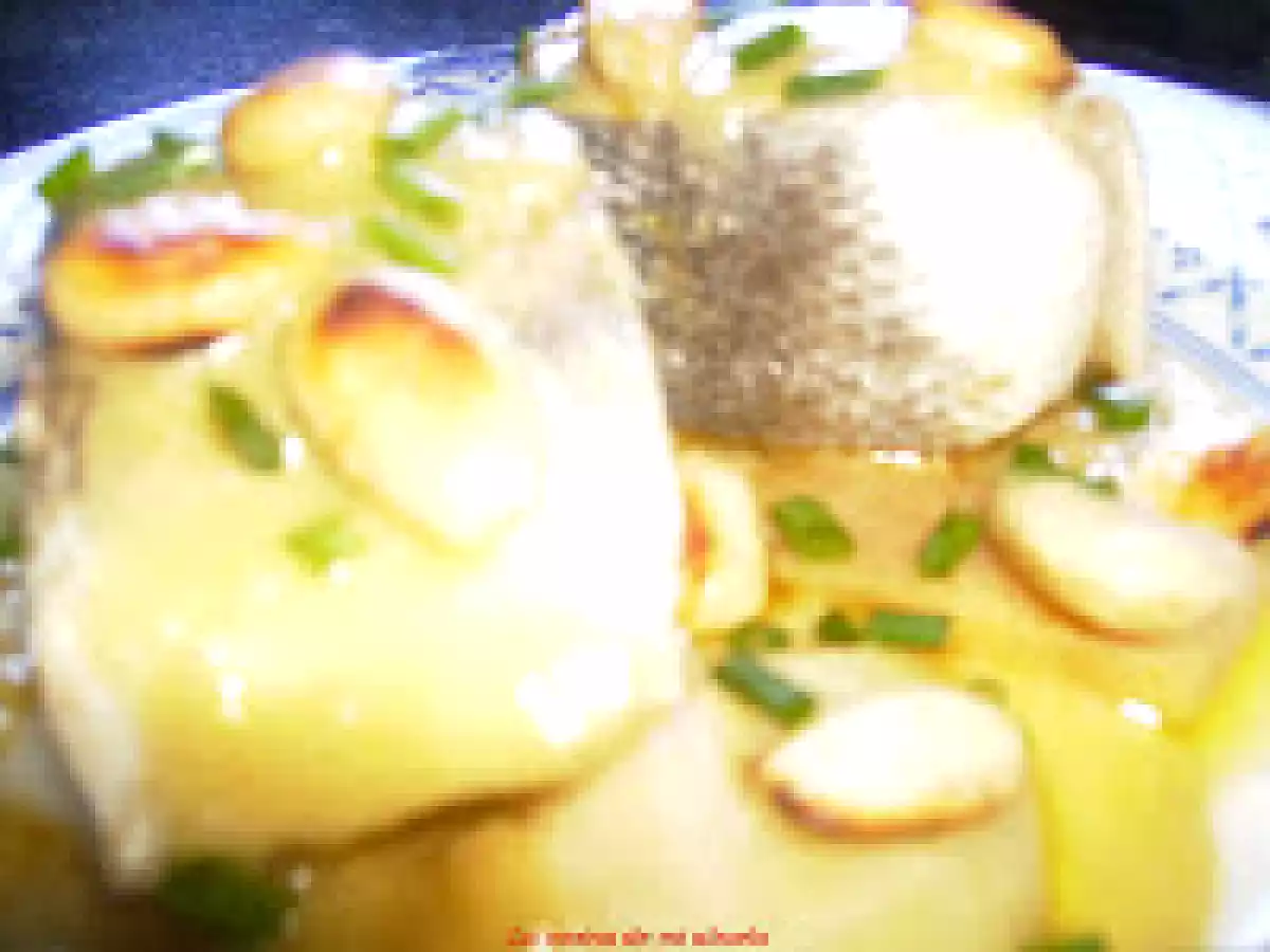 Lubina a la sidra sobre cama de manzana - foto 5