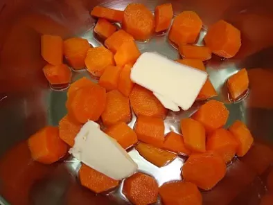 Lubina con puré de zanahorias y setas - foto 4