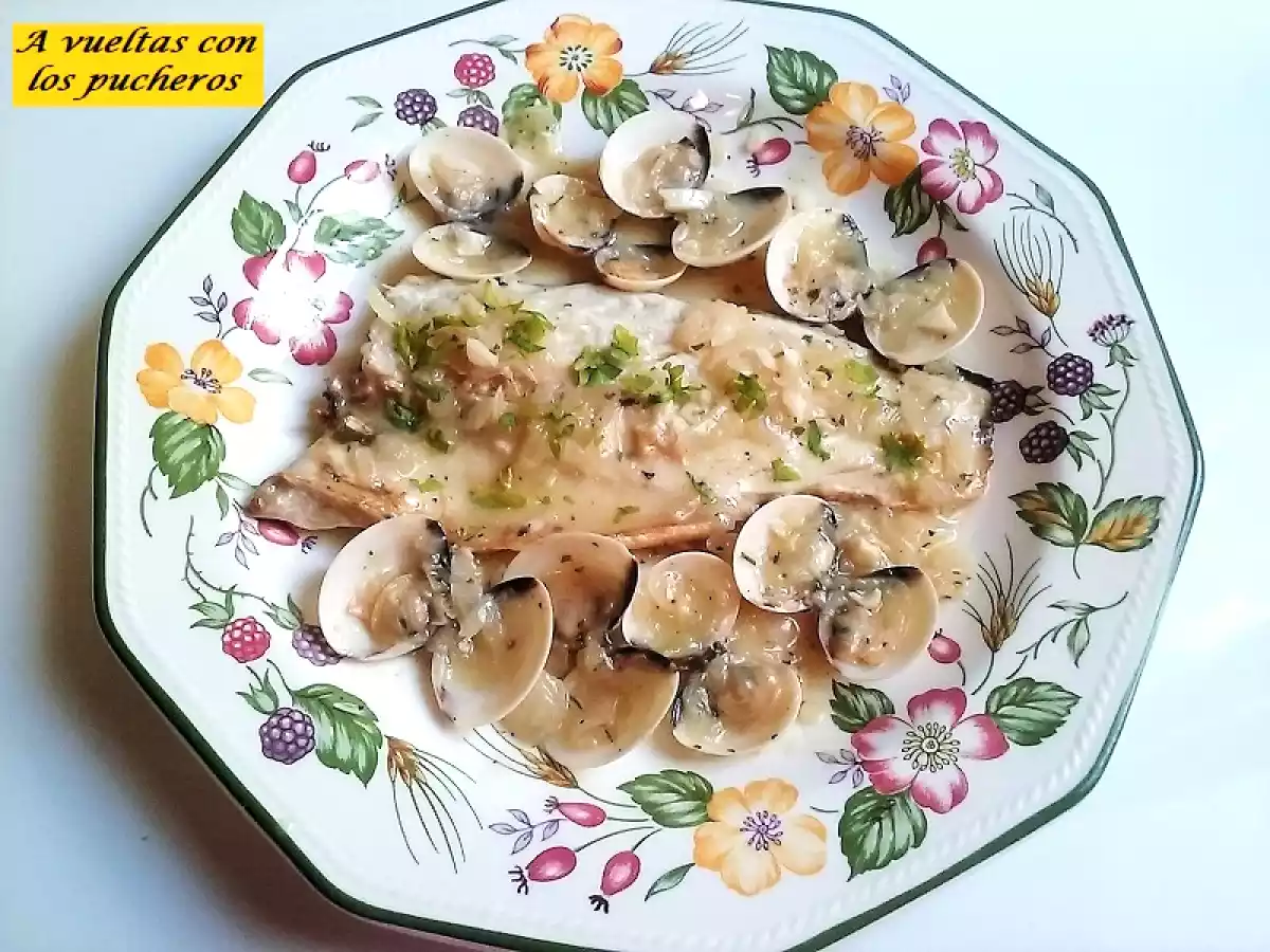 Lubina en salsa de almejas - foto 3