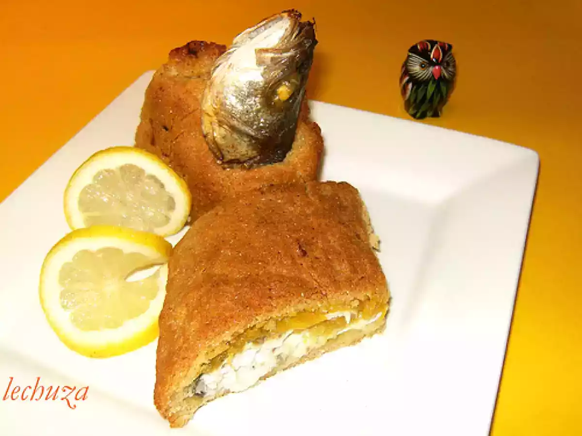 Lubinas empanadas con masa de millo (maíz) - foto 9