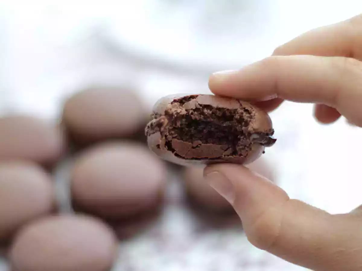 Macarons de chocolate, receta y consejos - foto 2