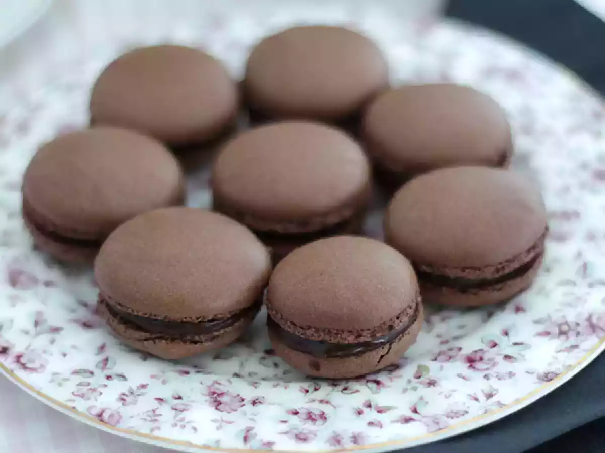 Macarons de chocolate, receta y consejos - foto 4