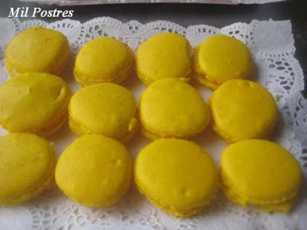 Macarons de limón