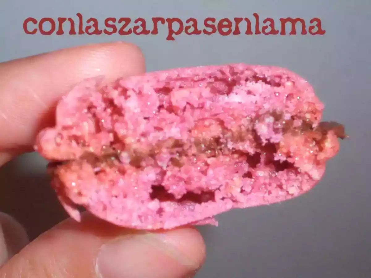 Macarons de mermelada de cereza - foto 3