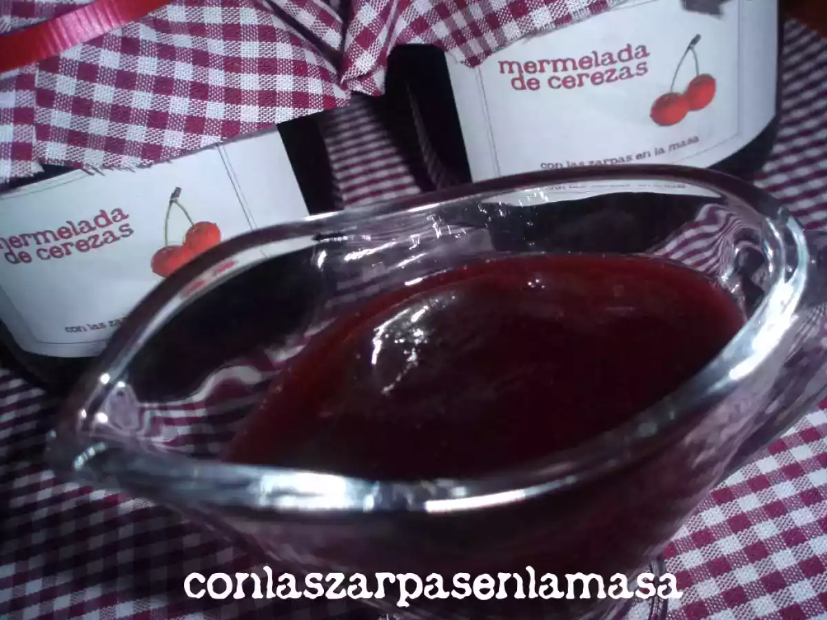 Macarons de mermelada de cereza - foto 4