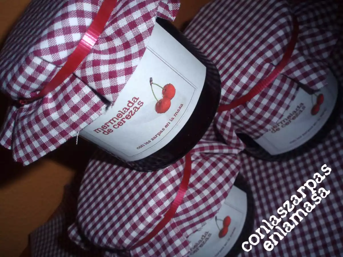 Macarons de mermelada de cereza - foto 6