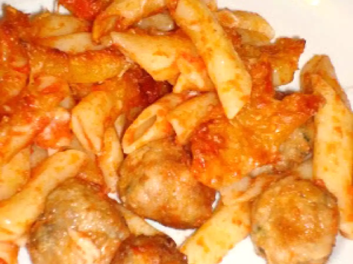 Macarrones con albóndigas - foto 2