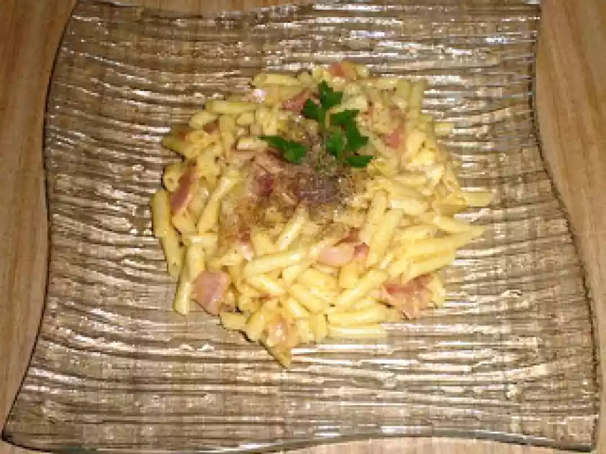 Macarrones con Bacon