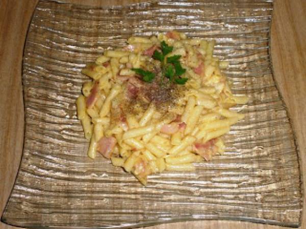 Macarrones con Bacon