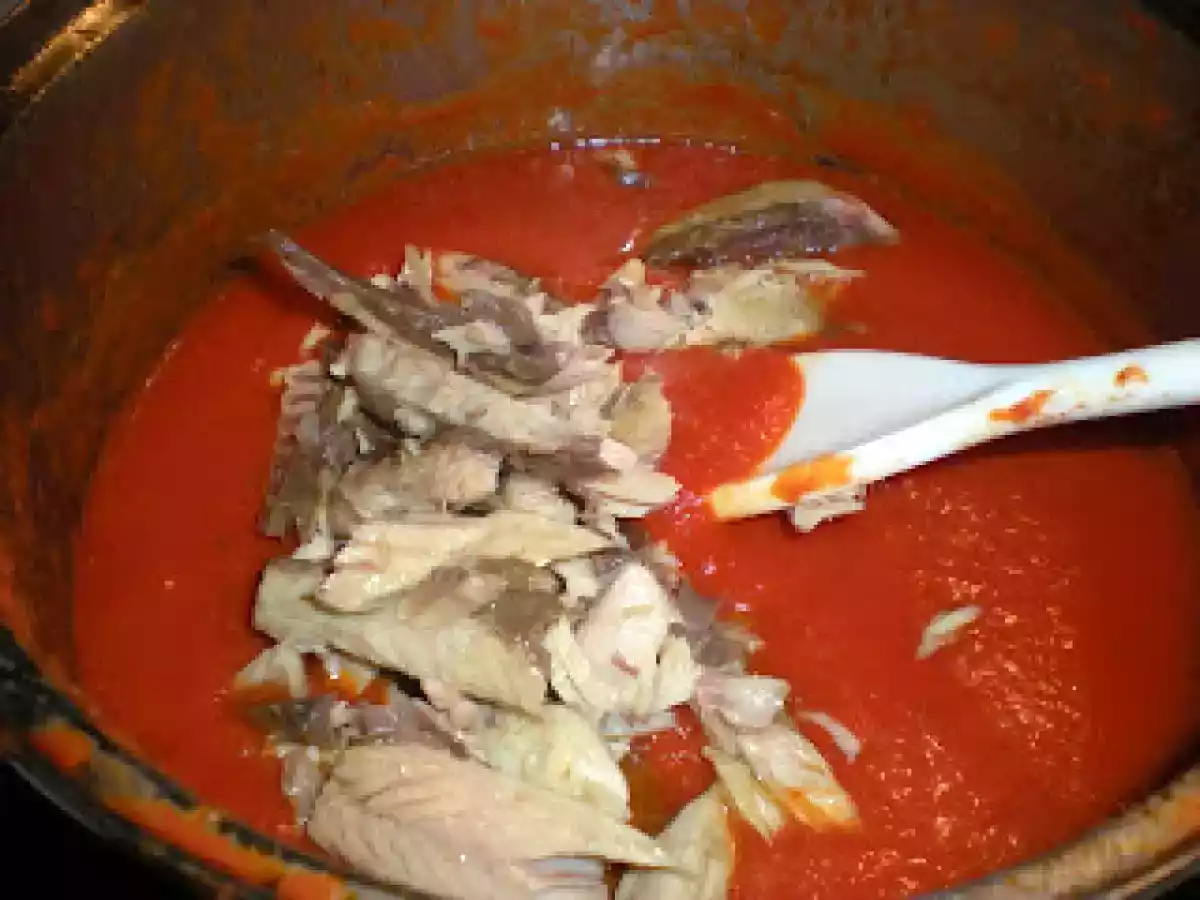 Macarrones con caballa en aceite - foto 2