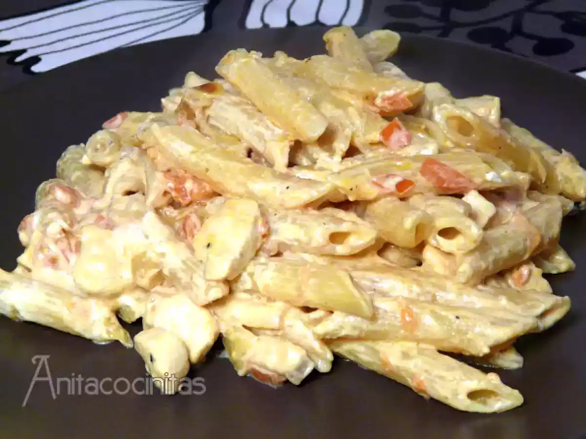 Macarrones con crema suave de Philadelphia, y resultado del sorteo