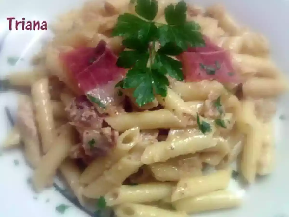 Macarrones con grana padano y nueces - foto 2