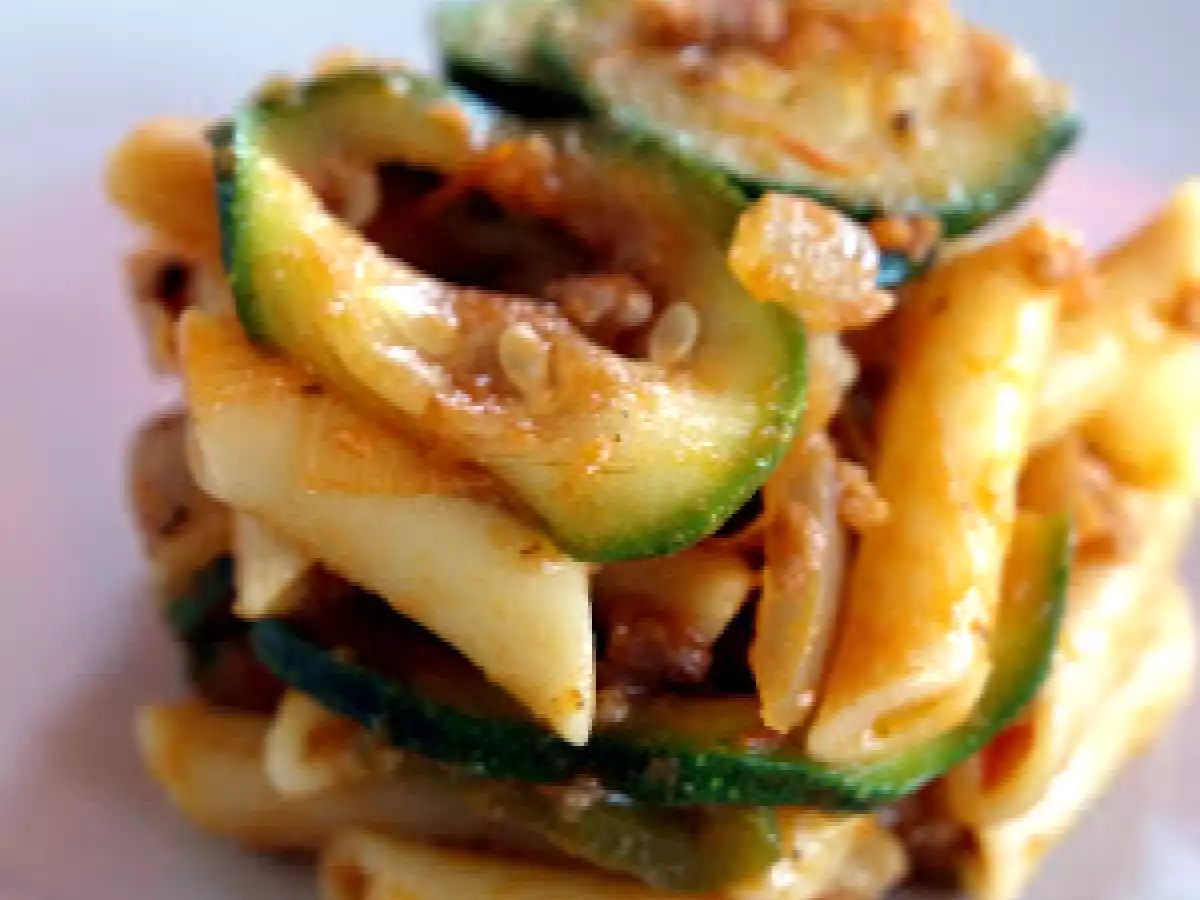 Macarrones con verdura al vapor - foto 3