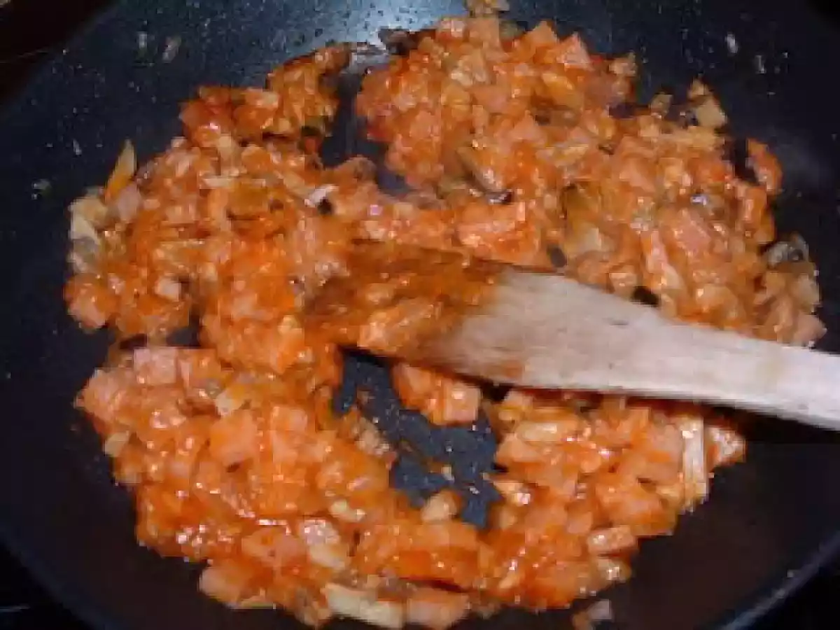 MACARRONES CON VERDURAS Y PAVO - foto 2