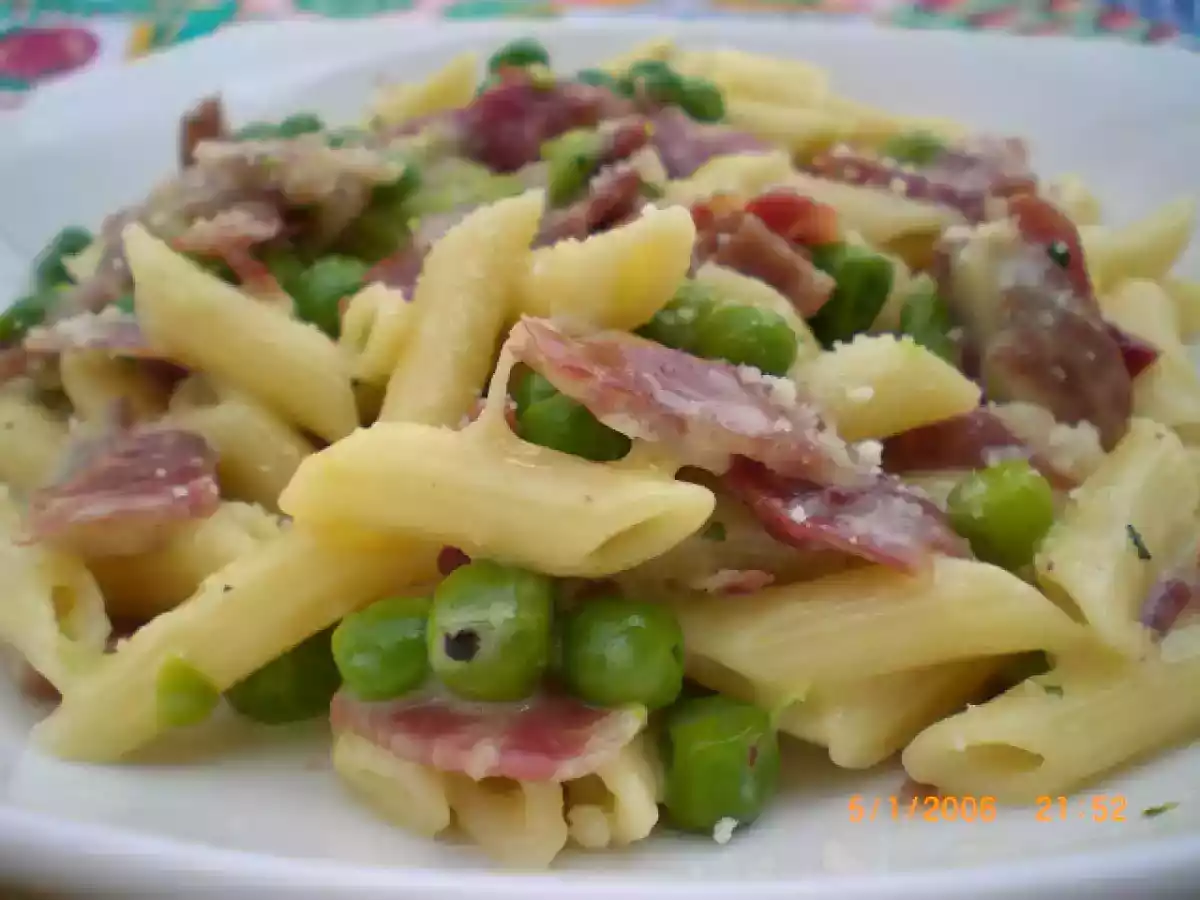 Macarrones Rigate Barilla a la crema