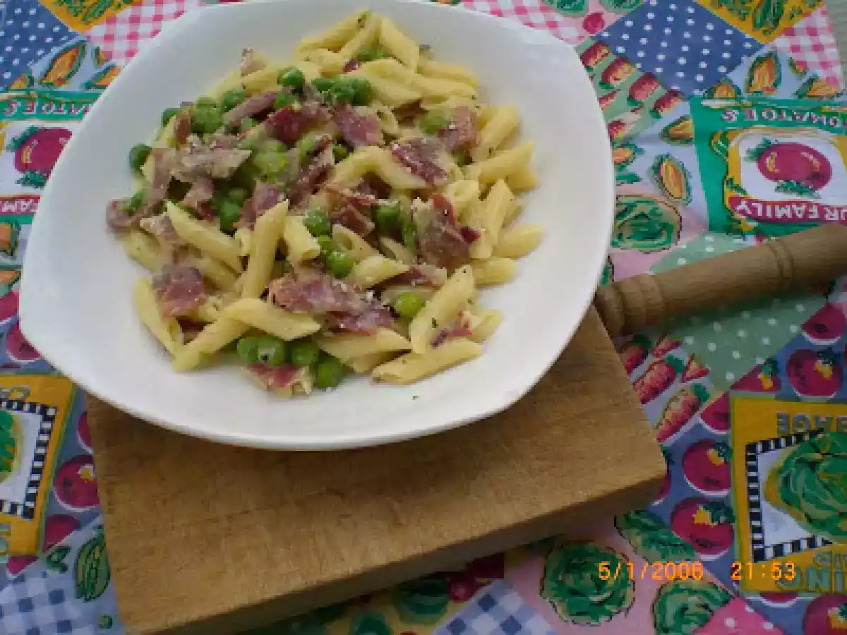 Macarrones Rigate Barilla a la crema - foto 2