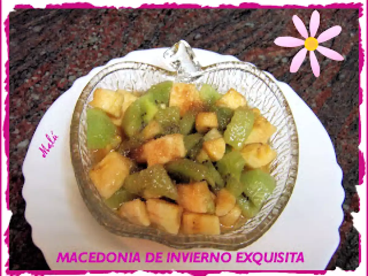 MACEDONIA DE INVIERNO EXQUISITA