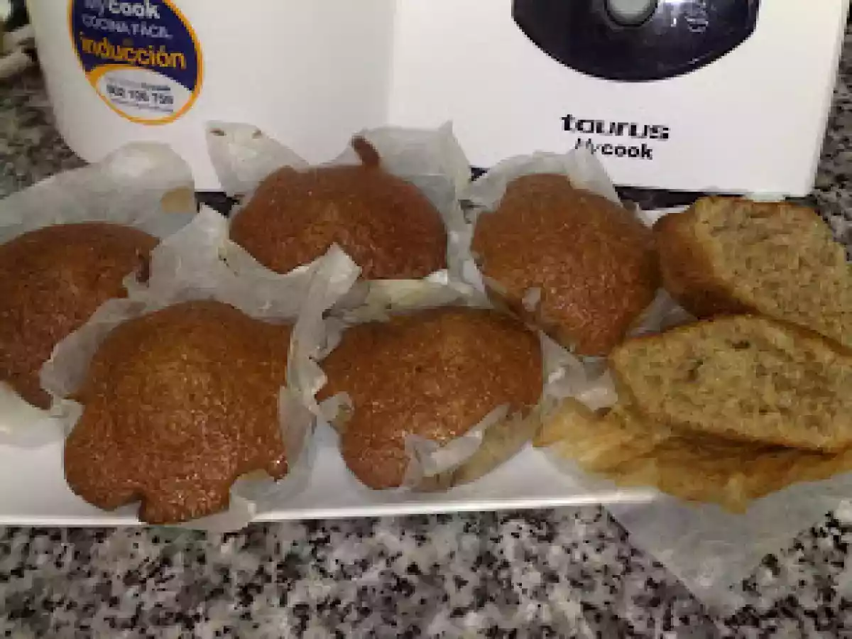 Madalenas integrales esponjosas