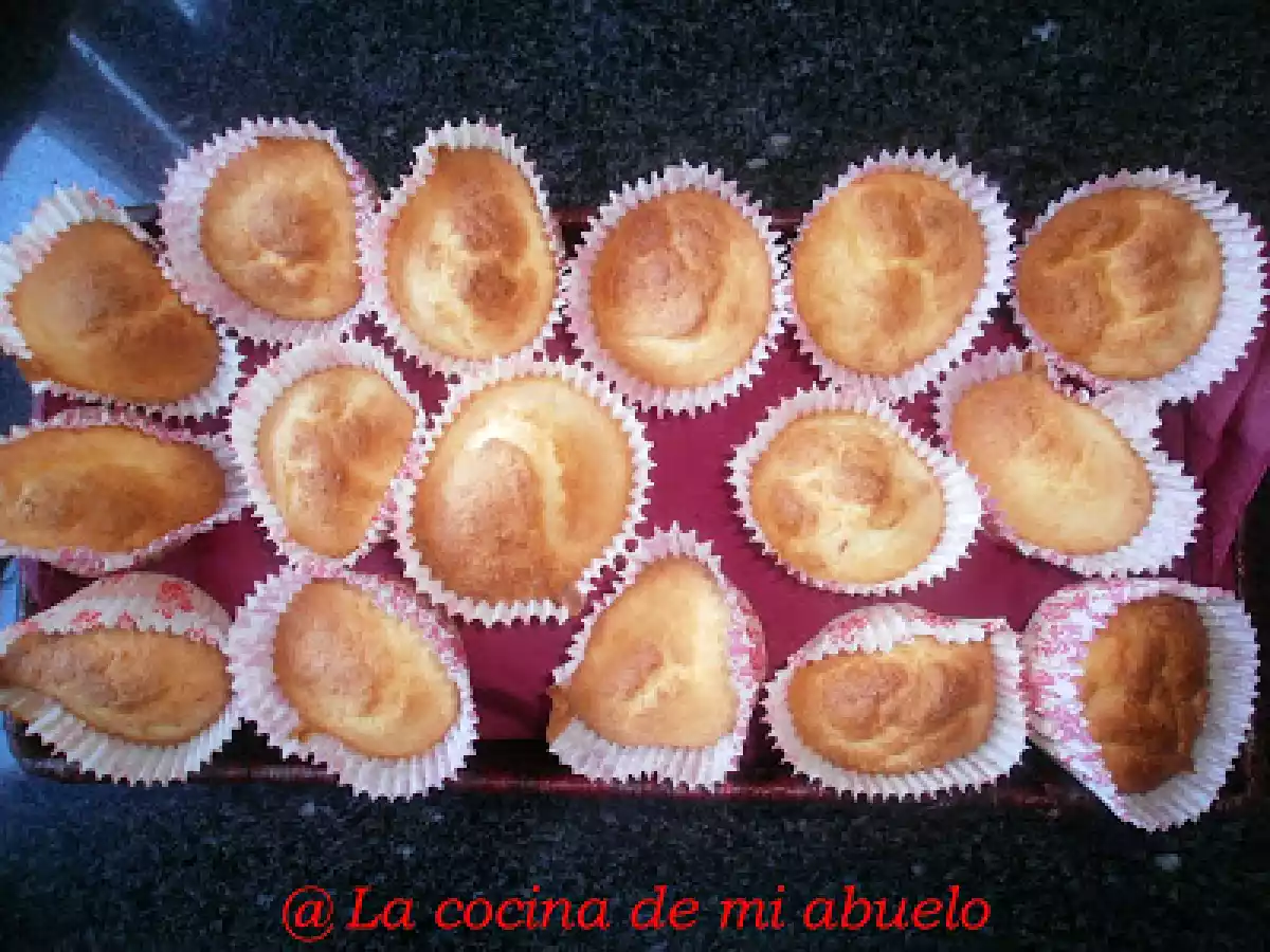 Magdalenas de aire de coco - foto 8