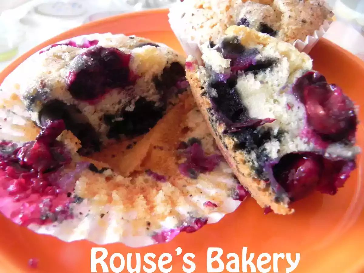 Magdalenas de arándanos