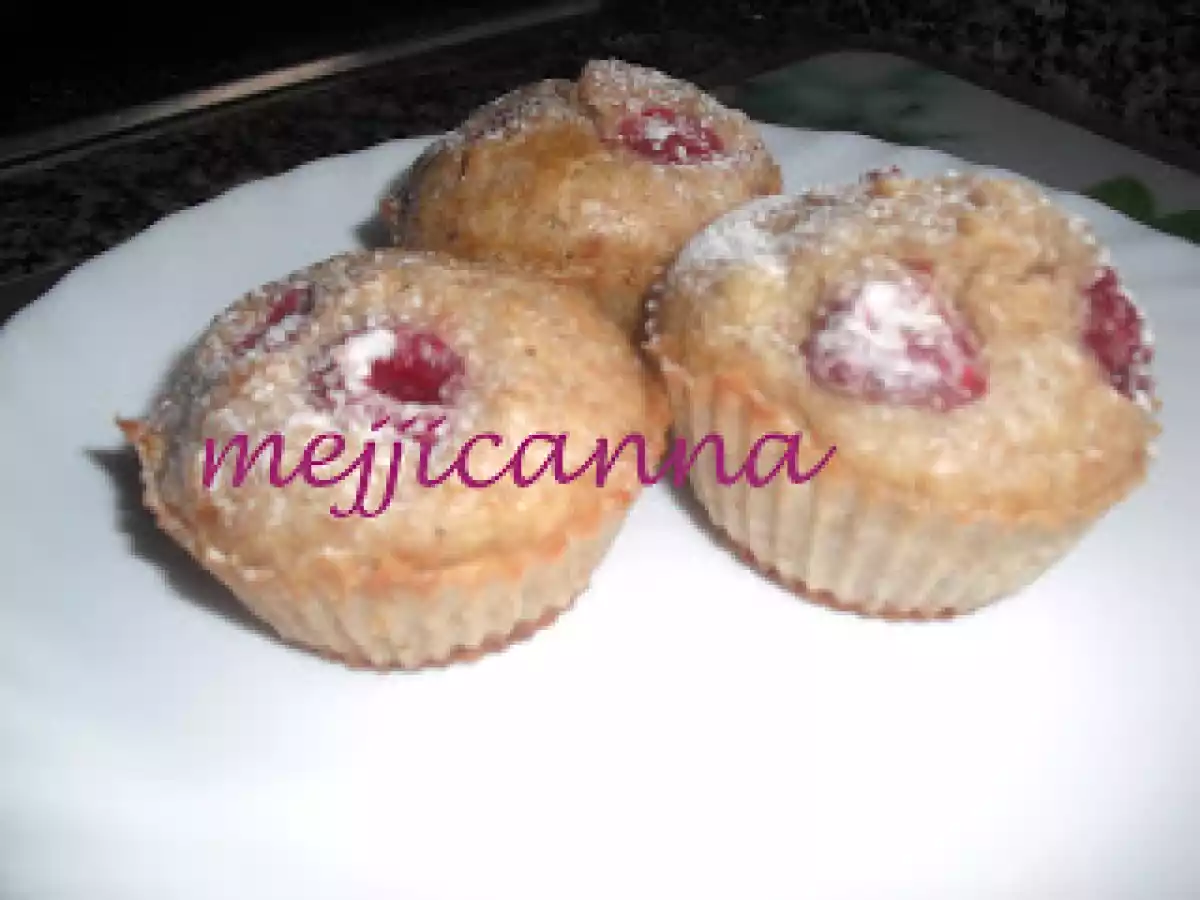 Magdalenas de avena y frambuesa - foto 2