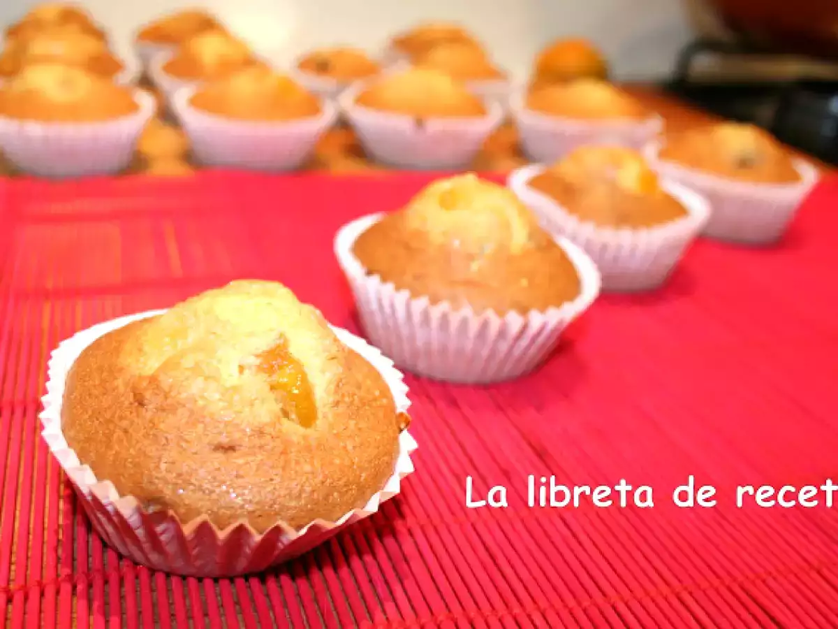 Magdalenas de carlos valencia con fruta escarchada