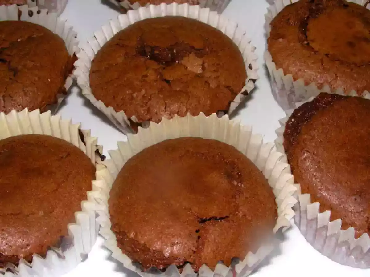 MAGDALENAS DE CHOCOLATE SUPER FACILES EN SOLO TRES PASOS