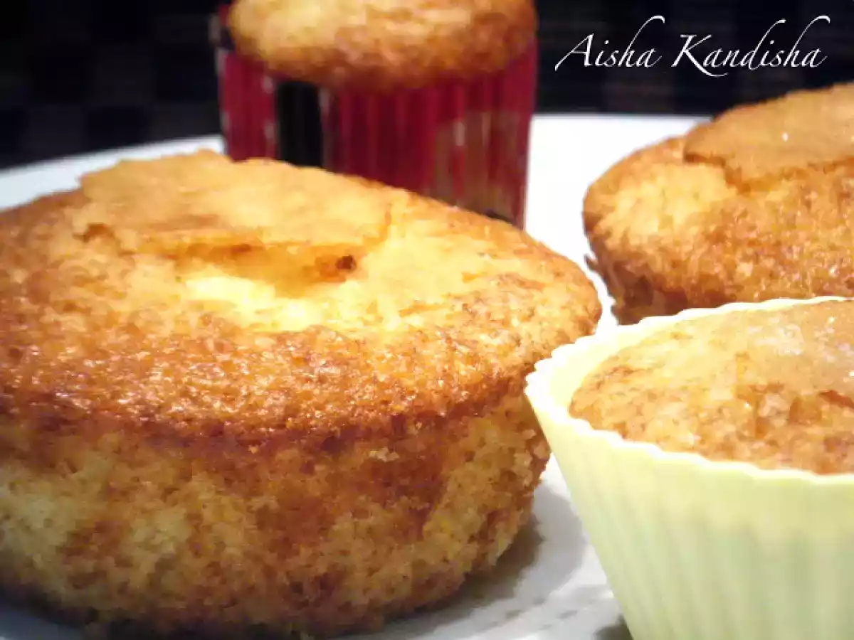 Magdalenas de fanta de naranja