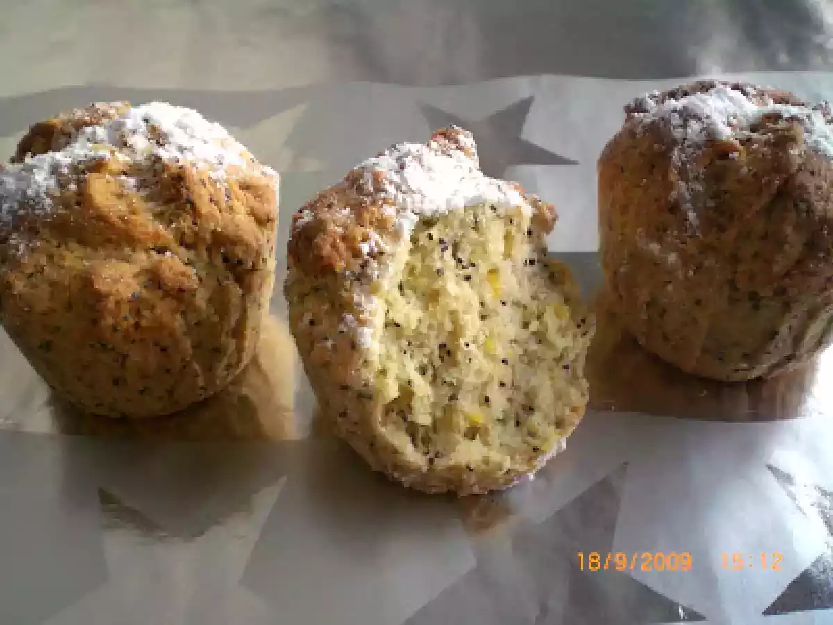 Magdalenas de limón con semillas de amapola - foto 2