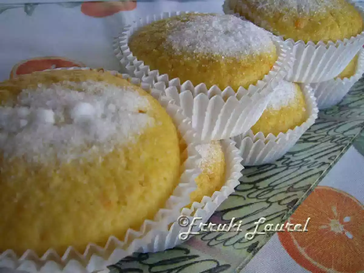 Magdalenas de naranja con nata - foto 2