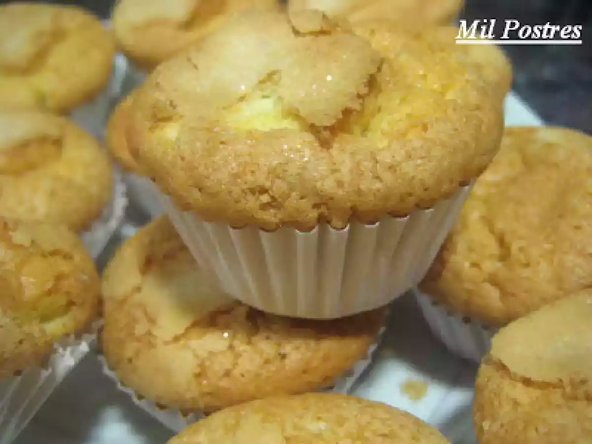 Magdalenas de nata con aroma de naranja - foto 2