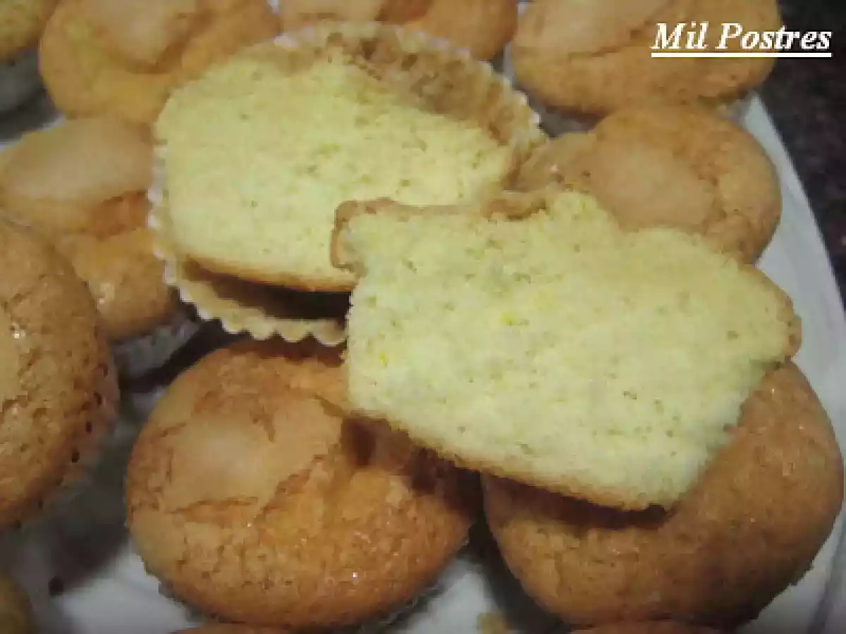 Magdalenas de nata con aroma de naranja - foto 3