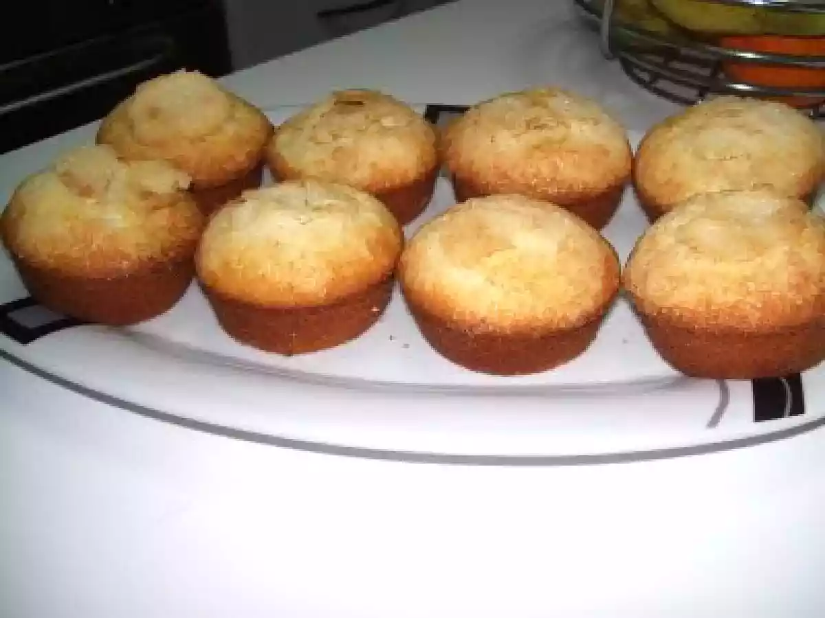 MAGDALENAS DE NATA CON CHOCOLATE